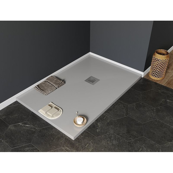 Каменный поддон Aquanet Pleasure 120x90 см 258877, серый - 6 Каменный поддон Aquanet Pleasure 120x90 см 258877, серый фото 6