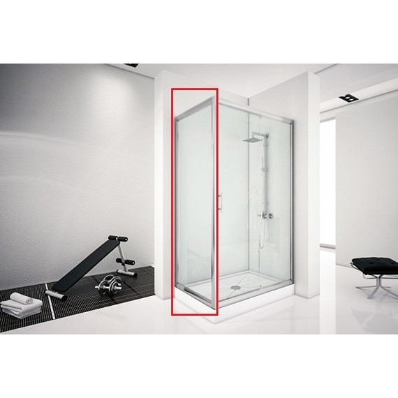 Боковая стенка Aquanet Alfa NAA1131 90 см 273607, хром/прозрачное - 2 Боковая стенка Aquanet Alfa NAA1131 90 см 273607, хром/прозрачное фото 2