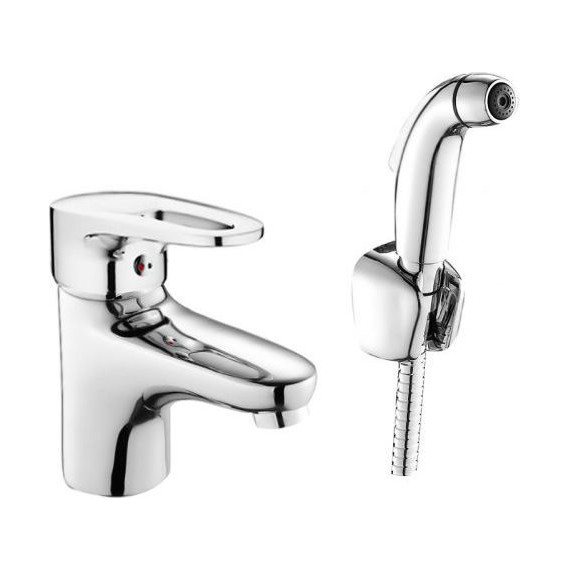 Смеситель для раковины с лейкой для биде Haiba HB1268 фото 