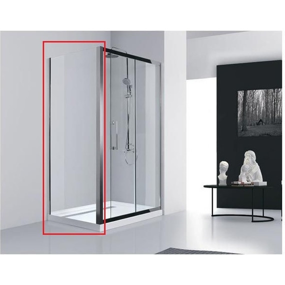 Боковая стенка Aquanet Delta NPE1131 90 см 273609 (стекло 8 мм) хром/прозрачное - 2 Боковая стенка Aquanet Delta NPE1131 90 см 273609 (стекло 8 мм) хром/прозрачное фото 2