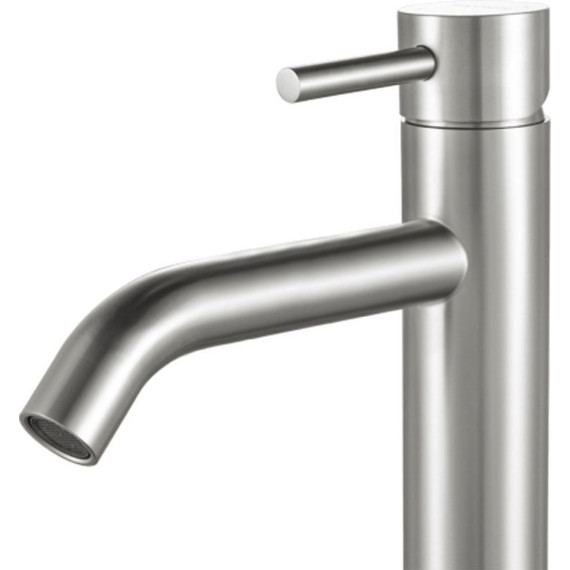 Смеситель для раковины Aquanet Steel AF210-11S 242967, сатин - 2 Смеситель для раковины Aquanet Steel AF210-11S 242967, сатин фото 2