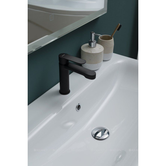 Смеситель для раковины Aquanet Passion AF300-10B 243293, чёрный матовый фото 3
