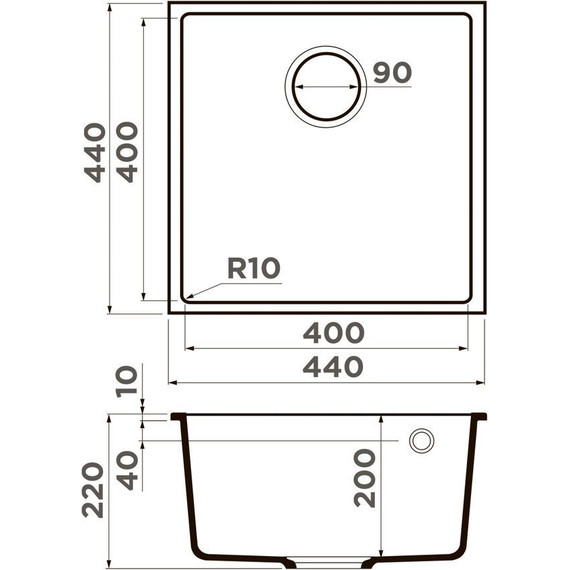 Кухонная мойка Omoikiri Bosen 44-U-GR 4997010, leningrad grey, Цвет производителя: Leningrad Grey - 2 Кухонная мойка Omoikiri Bosen 44-U-GR 4997010, leningrad grey, Цвет производителя: Leningrad Grey фото 2