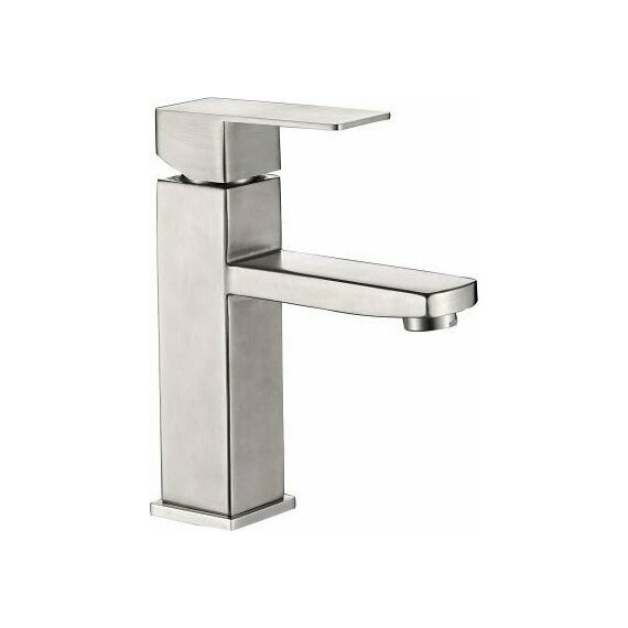 Смеситель для раковины Haiba HB10803-2, нержавеющая сталь/серебристый - 2 Смеситель для раковины Haiba HB10803-2, нержавеющая сталь/серебристый фото 2