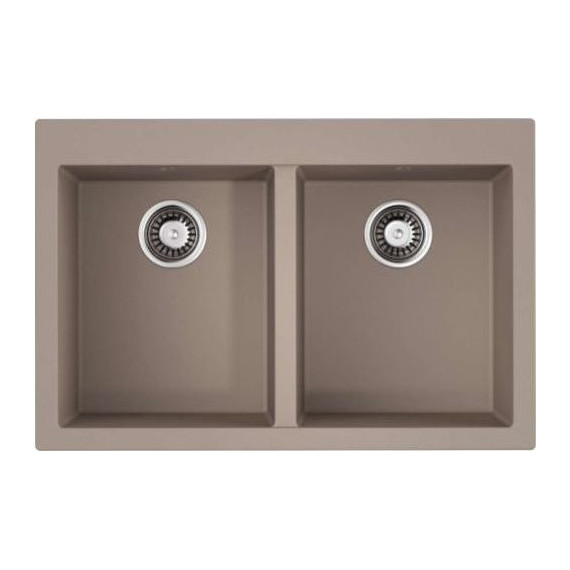 Кухонная мойка Omoikiri Bosen 80-2-SA 4993838, бежевый, Цвет производителя: бежевый фото 