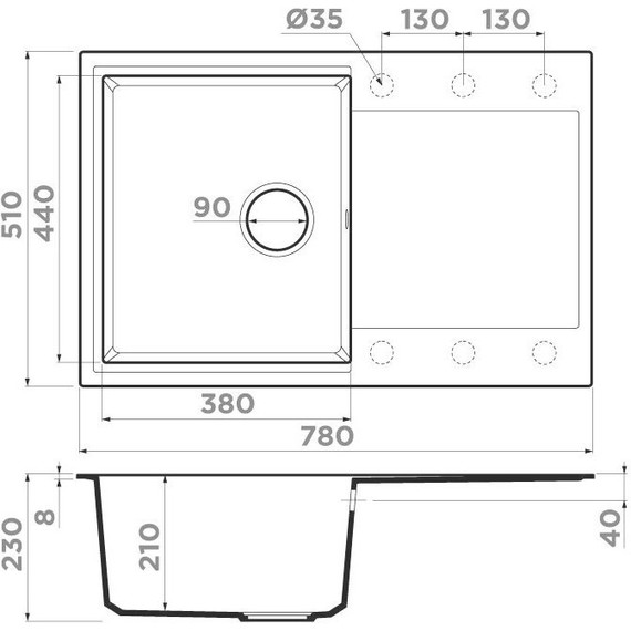 Кухонная мойка Omoikiri Daisen 78T-BE 4993521, ваниль, Цвет производителя: ваниль - 2 Кухонная мойка Omoikiri Daisen 78T-BE 4993521, ваниль, Цвет производителя: ваниль фото 2