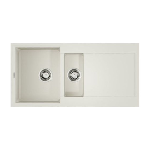 Кухонная мойка Omoikiri Sakaime 100-2-WH 4993895, белый фото 