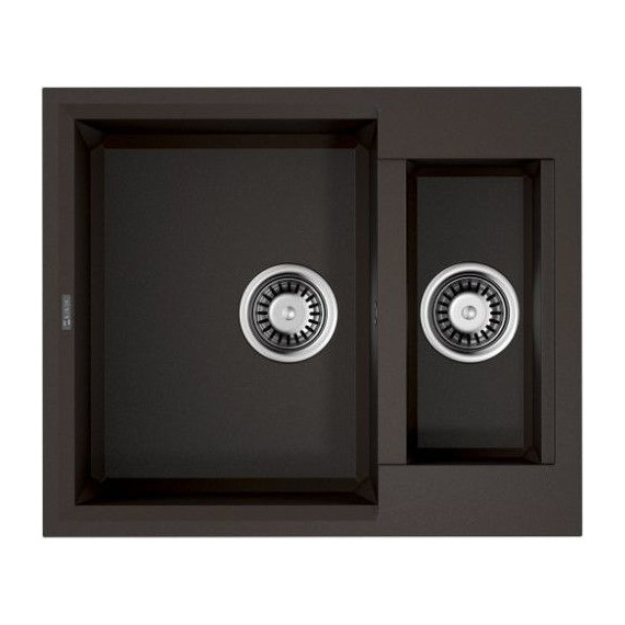 Кухонная мойка Omoikiri Sakaime 60-2-DC 4993912, тёмный шоколад, Цвет производителя: тёмный шоколад фото 