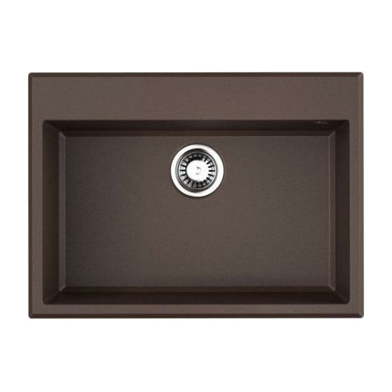 Кухонная мойка Omoikiri Tedori 68-DC 4993968, тёмный шоколад, Цвет производителя: тёмный шоколад фото 