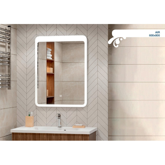 Зеркало Mirsant Air 60 см фото 2