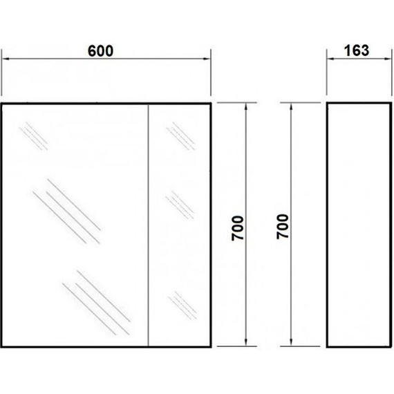 Зеркало-шкаф Orange Таис 60 см Ta-60ZSW фото 5