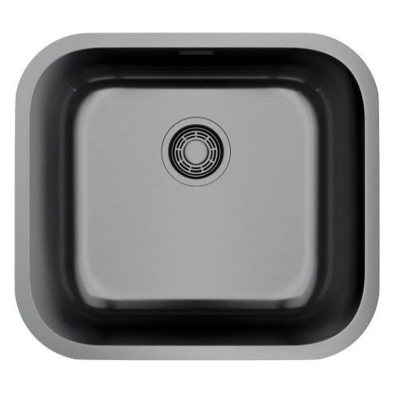 Мойка кухонная Omoikiri Omi 49-U/I-GM (4993073) 0,8 мм, вороненая сталь, Цвет производителя: вороненая сталь фото 