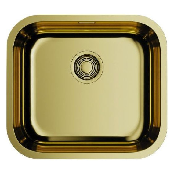 Мойка кухонная Omoikiri Omi 49-U/I-GM (4993067) 0,8 мм, латунь, Цвет производителя: латунь фото 