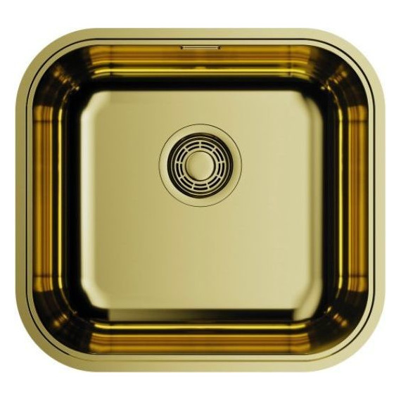 Мойка кухонная Omoikiri Omi 44-U/I-АB (4993190) 0,8 мм, латунь, Цвет производителя: латунь фото 
