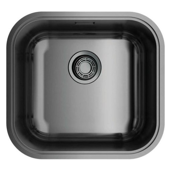 Мойка кухонная Omoikiri Omi 44-U/I-GM (4993191) 0,8 мм, вороненая сталь, Цвет производителя: вороненая сталь фото 
