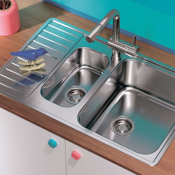 Мойка кухонная Omoikiri Sagami 79-2-IN (4993733) 0,8 мм, Цвет производителя: нержавеющая сталь фото 4