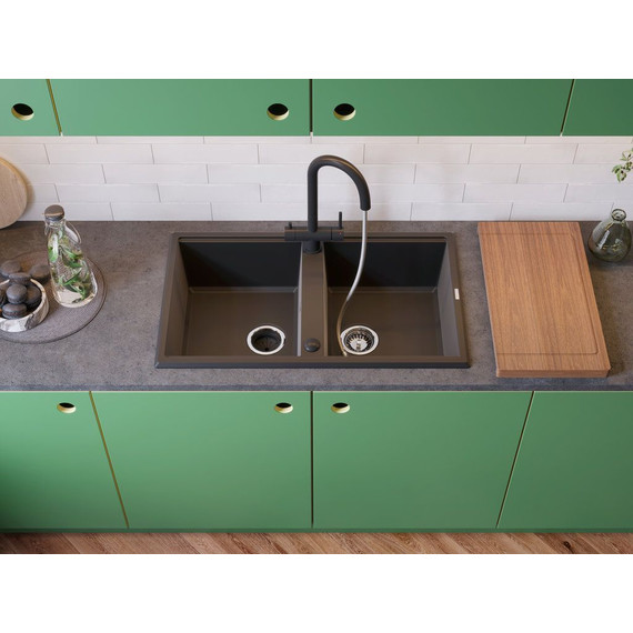 Смеситель для кухни Omoikiri Akita-S-GB 4994359, графит - 2 Смеситель для кухни Omoikiri Akita-S-GB 4994359, графит фото 2