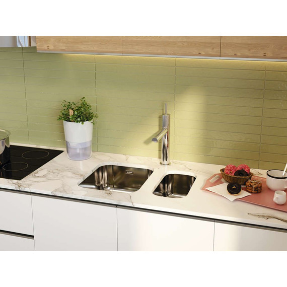 Мойка кухонная Omoikiri Omi 20-U-IN (4997022) 0,8 мм, Цвет производителя: нержавеющая сталь фото 2