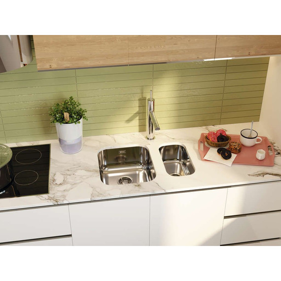 Мойка кухонная Omoikiri Omi 20-U-IN (4997022) 0,8 мм, Цвет производителя: нержавеющая сталь фото 3