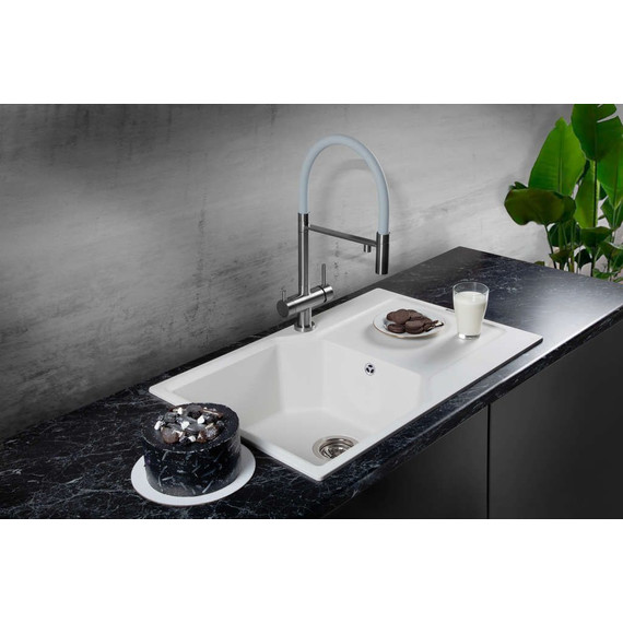 Кухонная мойка Omoikiri Yonaka 78-PA 4993704, пастила, Цвет производителя: пастила фото 2