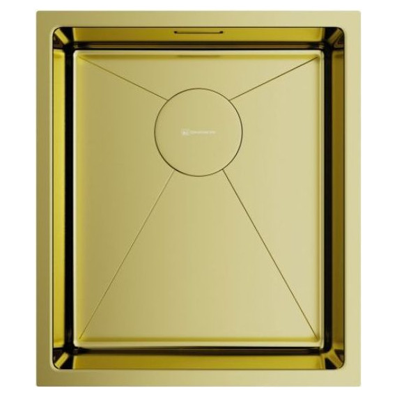 Мойка кухонная Omoikiri Taki 38-U/IF-LG (4973092) 1,2 мм, светлое золото, Цвет производителя: светлое золото фото 