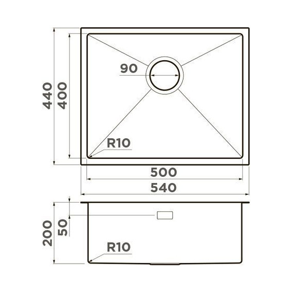 Мойка кухонная Omoikiri Taki 54-U/IF-GM (4973107) 1,2 мм, вороненая сталь, Цвет производителя: вороненая сталь - 4 Мойка кухонная Omoikiri Taki 54-U/IF-GM (4973107) 1,2 мм, вороненая сталь, Цвет производителя: вороненая сталь фото 4