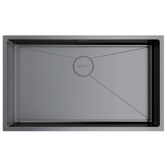 Мойка кухонная Omoikiri Taki 74-U/IF-GM (4993498) 1,2 мм, вороненая сталь, Цвет производителя: вороненая сталь фото 