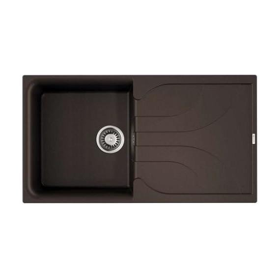 Кухонная мойка Omoikiri Yasugata 100-DC 4993848, тёмный шоколад, Цвет производителя: тёмный шоколад фото 