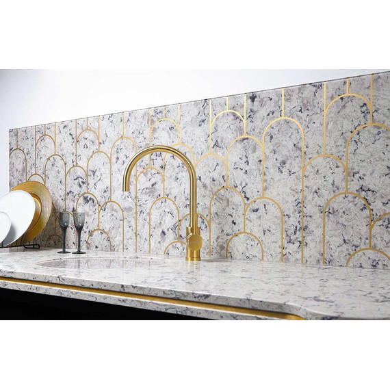 Смеситель для кухни Omoikiri Wakayama-GM 4994291, светлое золото фото 3