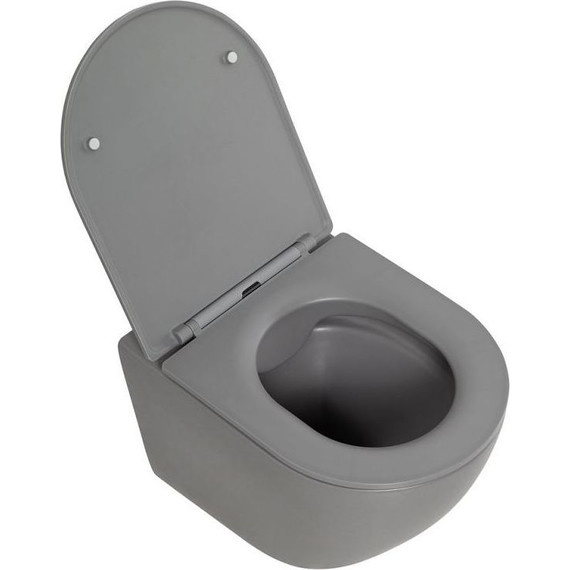 Сиденье с крышкой для унитаза BelBagno Colorato микролифт BB062SC-GR, серый матовый - 2 Сиденье с крышкой для унитаза BelBagno Colorato микролифт BB062SC-GR, серый матовый фото 2