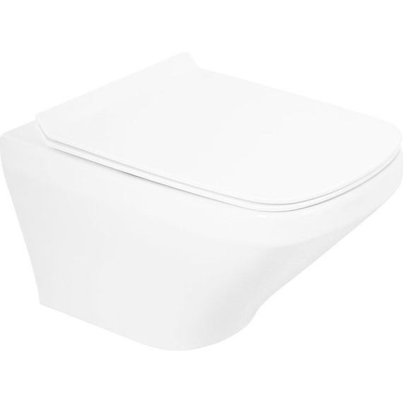 Унитаз подвесной безободковый BelBagno Sela BB3201CHR, Цвет производителя: белый фото 