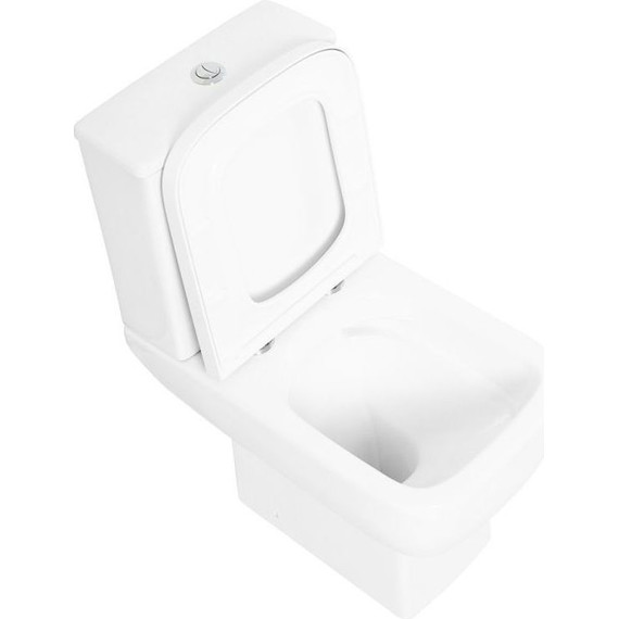 Унитаз-компакт безободковый BelBagno Aurora BB8604CPR/SC с крышкой микролифт фото 3