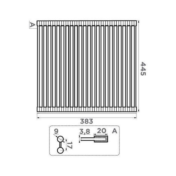 Ролл-мат для кухонной мойки Omoikiri ROLL-05-IN 4999060, чёрный фото 3