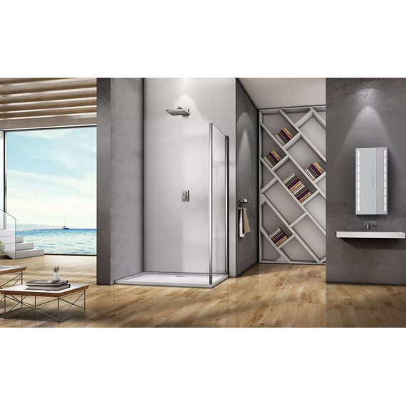 Боковая стенка Bas Lira SP-70-C-CH 70 см хром/прозрачное - 7 Боковая стенка Bas Lira SP-70-C-CH 70 см хром/прозрачное фото 7