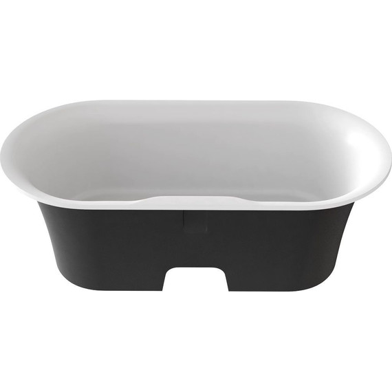 Ванна каменная Bas Венеция 170x80 см, чёрный фото 2