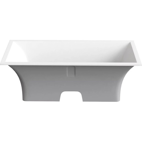 Ванна каменная Bas Мадрид 170x80 см, серый фото 2