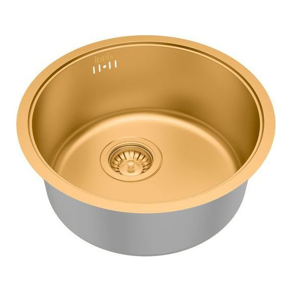 Кухонная мойка Iddis Edifice EDI42B0i77 0,8 мм, золото матовое фото 2