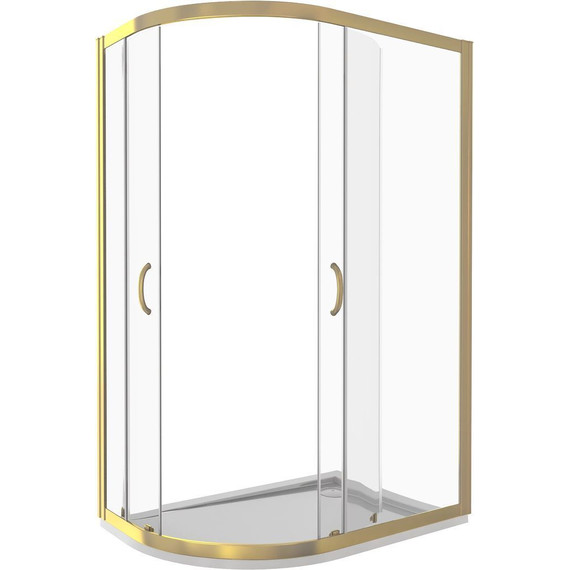 Душевое ограждение Bas Jazz R-120-B-BR 120x80 см, бронза/тонированное - 2 Душевое ограждение Bas Jazz R-120-B-BR 120x80 см, бронза/тонированное фото 2
