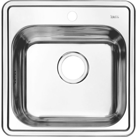 Кухонная мойка Iddis Strit STR48S0i77 0,8 мм, сатин фото 