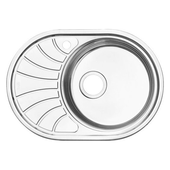 Кухонная мойка Iddis Suno SUN65SRi77 0,8 мм, сталь L фото 