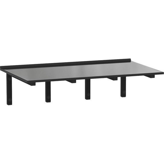 Столешница Bas 80 см, чёрный глянцевый фото 4