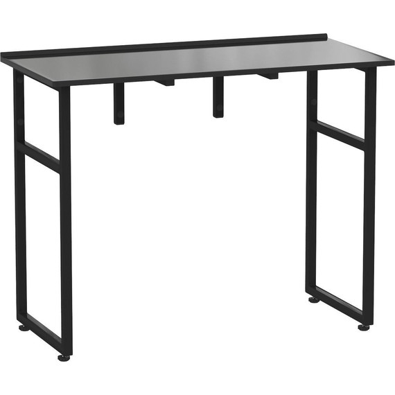 Столешница Bas 100 см, чёрный глянцевый фото 2