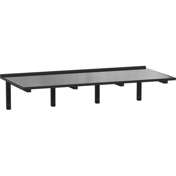 Столешница Bas 100 см, чёрный глянцевый фото 3