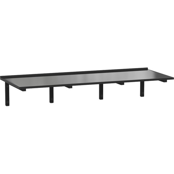 Столешница Bas 120 см, чёрный глянцевый фото 2