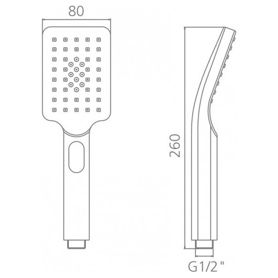 Ручной душ Gerhans K40109 фото 4