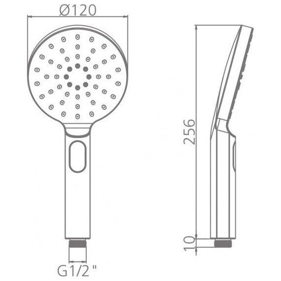 Ручной душ Gerhans K40110 фото 4
