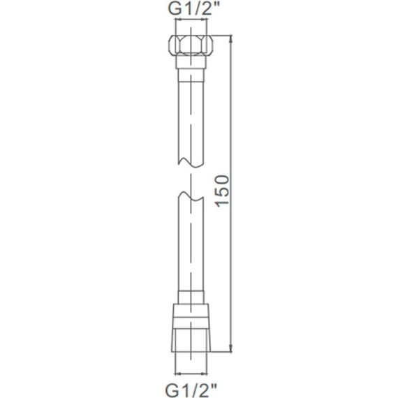 Душевой шланг Gerhans K40205 (1.5 м) фото 4