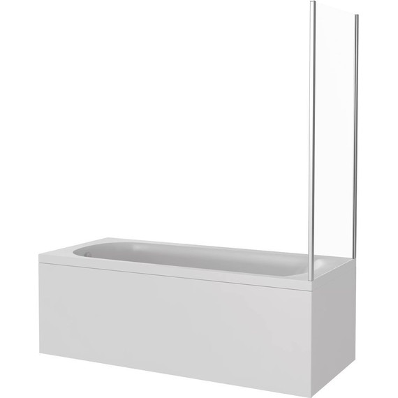 Шторка для ванны Bas Screen SP-70-G-CH 700х1400 мм, хром/матовое фото 
