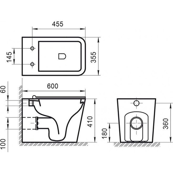 Унитаз приставной безободковый BelBagno Ardente-R BB003CBR - 7 Унитаз приставной безободковый BelBagno Ardente-R BB003CBR фото 7