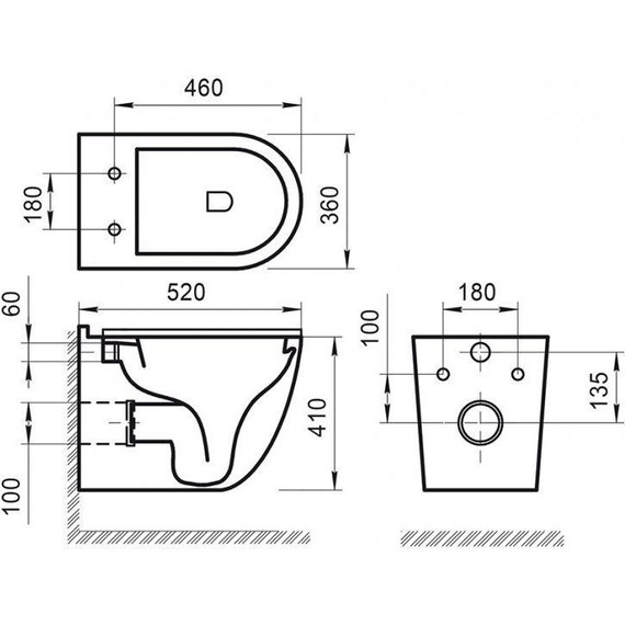 Унитаз подвесной безободковый BelBagno Senso-R BB017CHR - 7 Унитаз подвесной безободковый BelBagno Senso-R BB017CHR фото 7